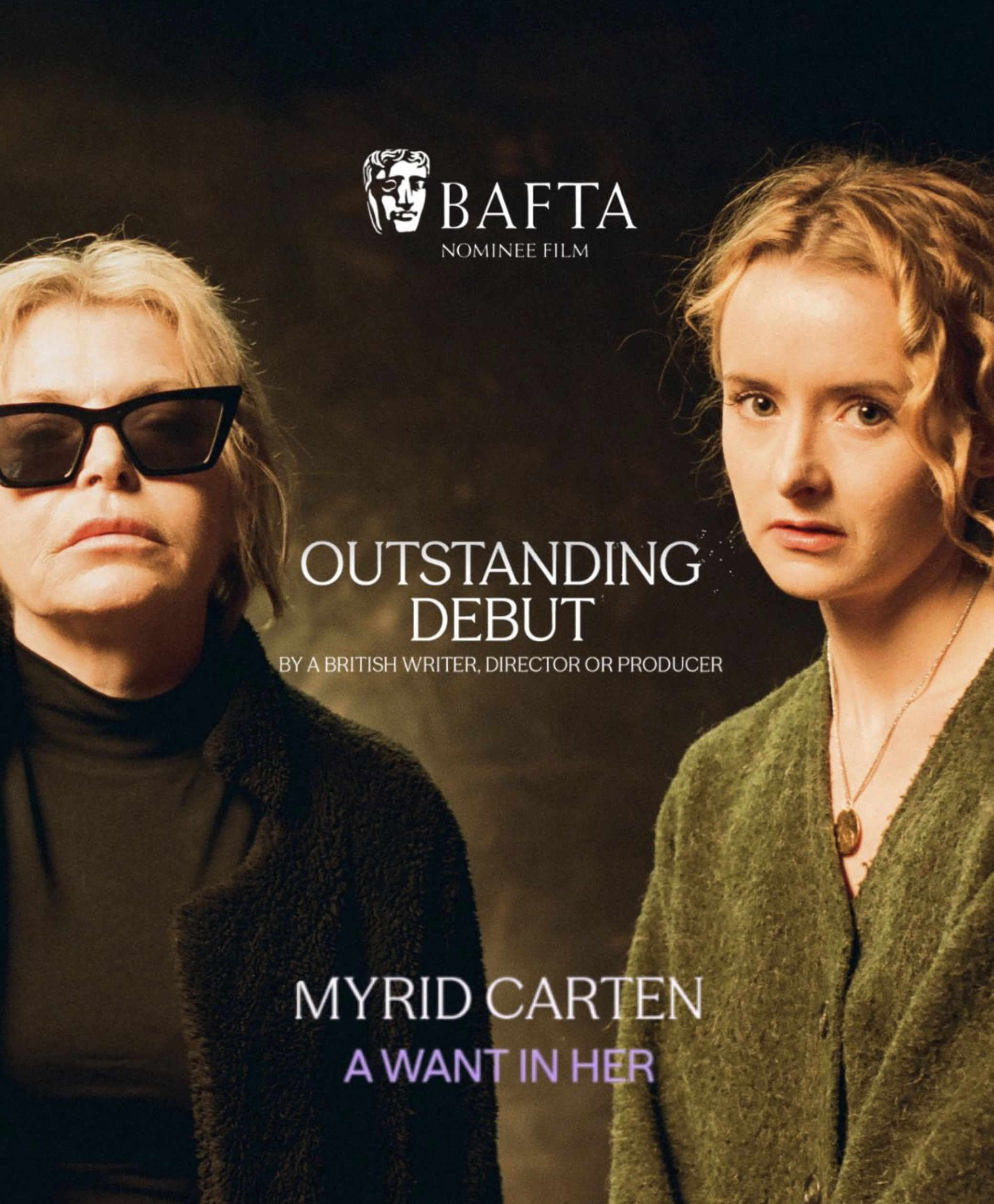 Myrid Carten's film 'A Want In Her' receives BAFTA nomination