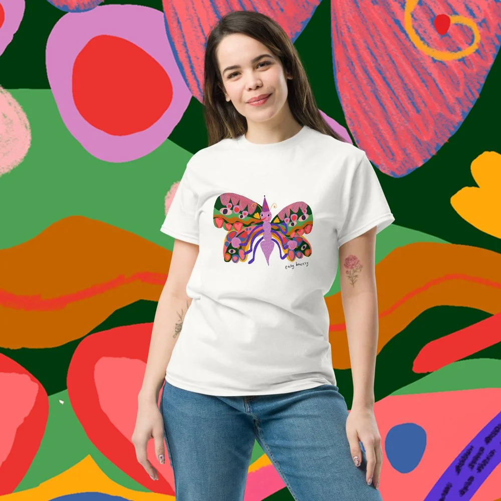New! 'Party Fly' T-Shirt by Ruth Crothers
