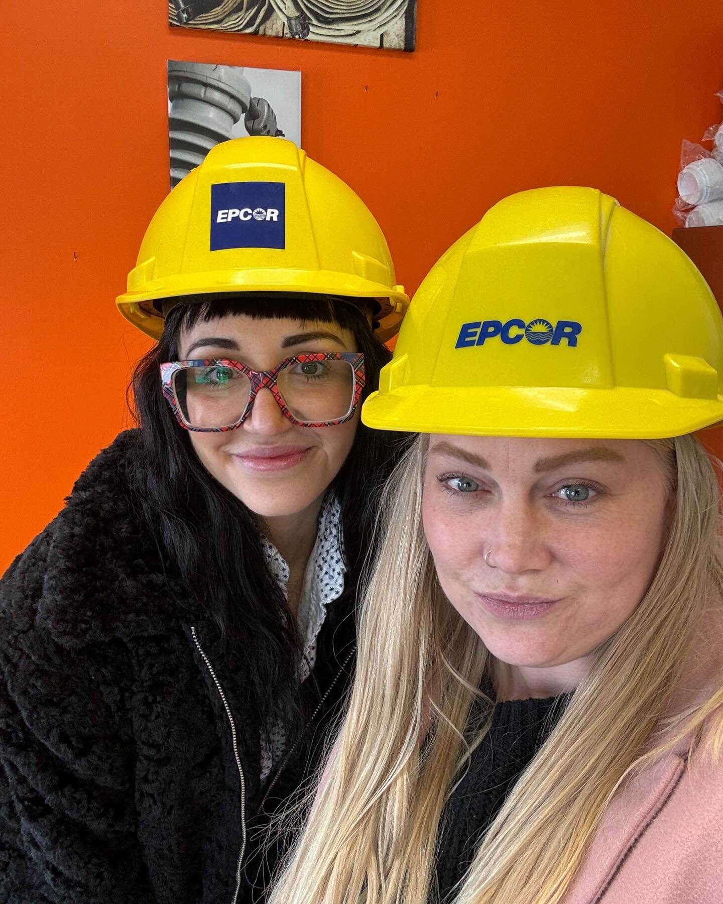 Never a dull moment when you work in social media. Thanks to our partners at @epcor for inviting us to capture content at your training facility and for taking us for a ride in the bucket truck! ⬆️