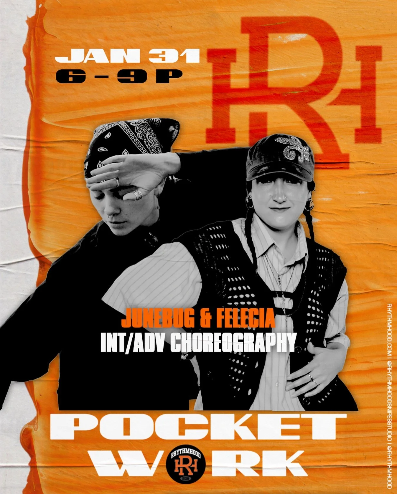 POCKET WORK WORKSHOP SERIES: A monthly workshop series intended to bring you consistent and high-level training! Facilitated by @rhythmhood @rhythmhoodsnipesstudio 

NEXT UP:
FELECIA HUBBARD @feleciahope 
JUNEBUG @junebug.344 

SATURDAY, JAN. 31, 202