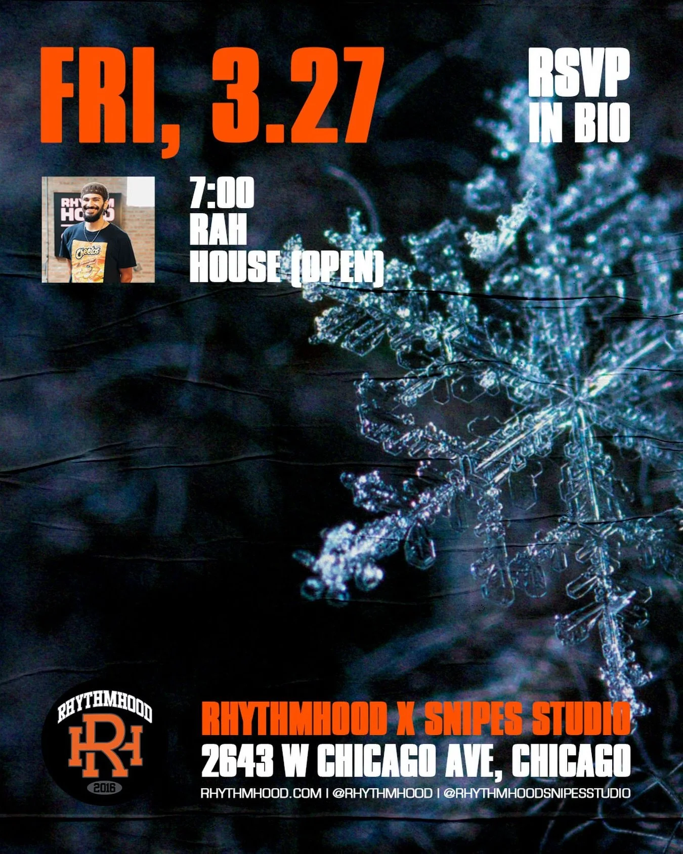 HOUSE (Open) w/ @ibrrraaah 7 PM

📍: 2643 W Chicago Ave, Chicago, IL 60622 (2nd Floor, Above REPS gym)

Register at rhythmhood.com LINK IN BIO or In Person
&mdash;&mdash;&mdash;
&bull; Bring Water, No water fountain on-site. Vending Machine available