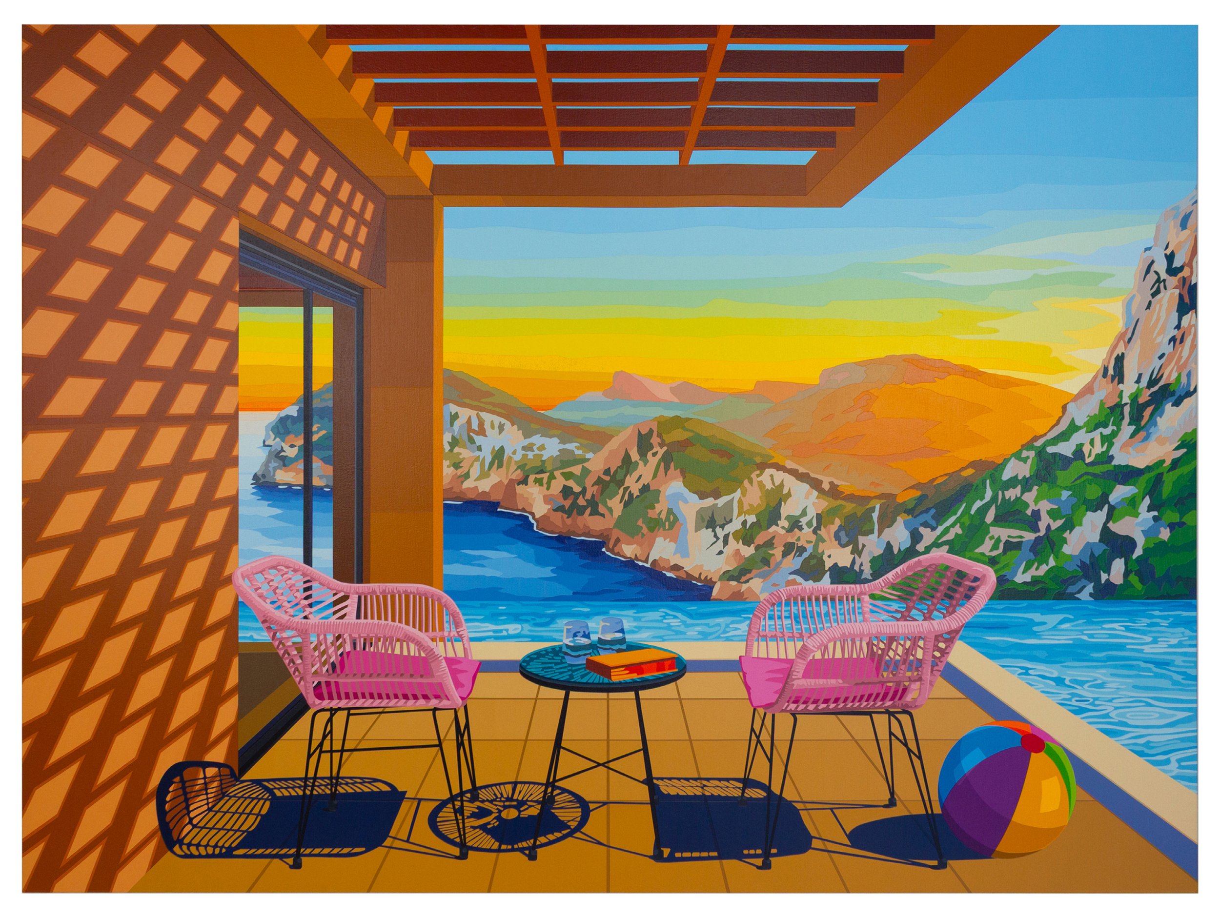 ‘You Almost Need Sunglasses’: Sun Dazed Nostalgia In Will Martyr’s Latest Show At Maddox Gallery