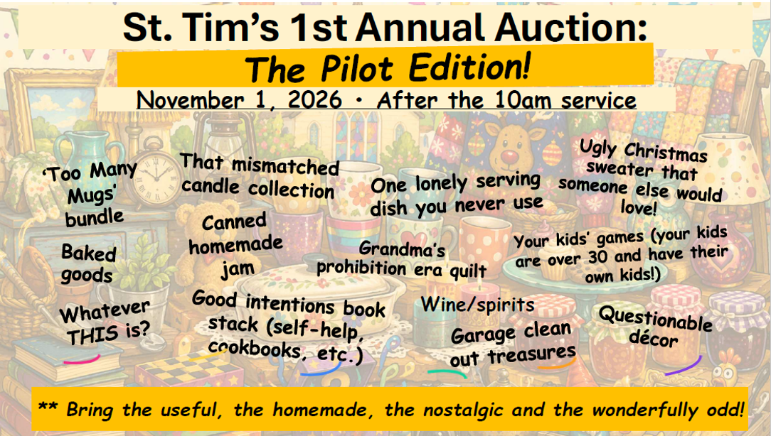 St. Tim's Auction Fundraiser