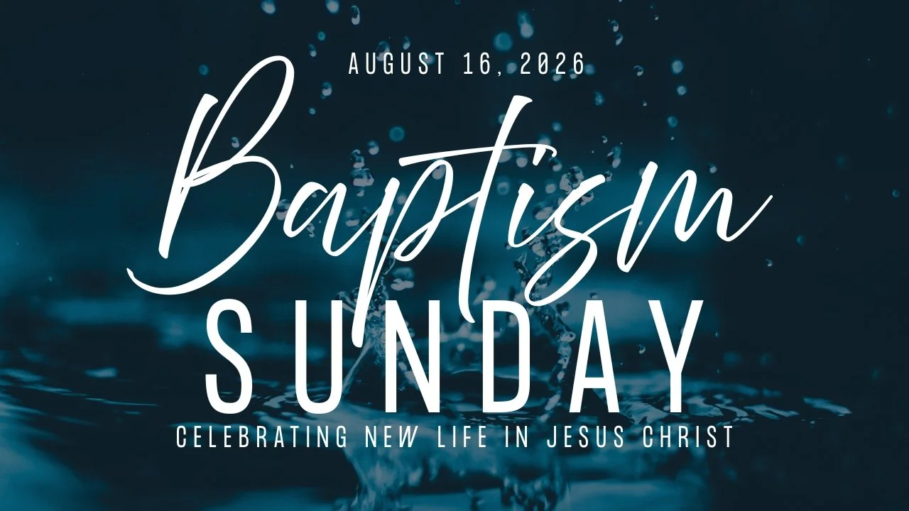 Baptism Sunday
