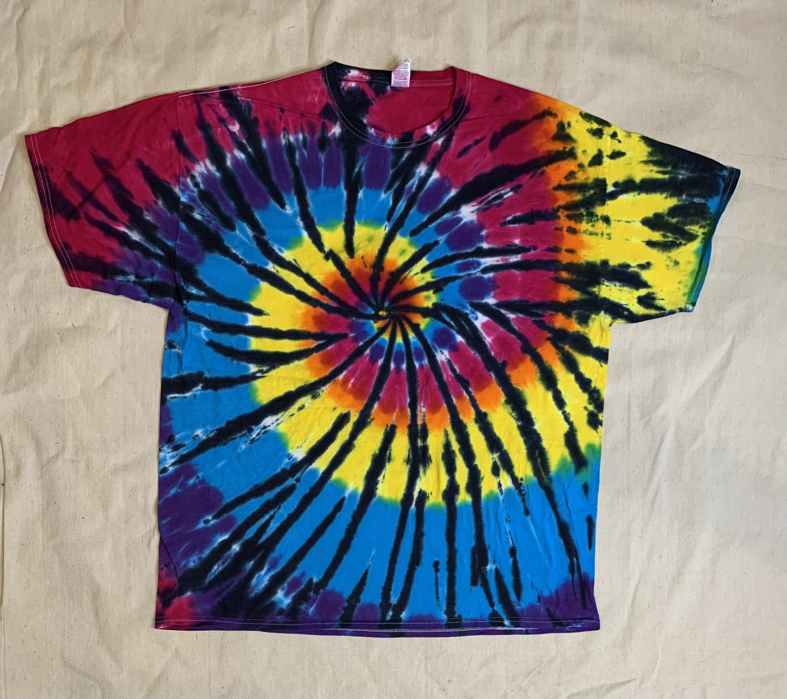 4 COLOUR BLACK RIB SPIRAL