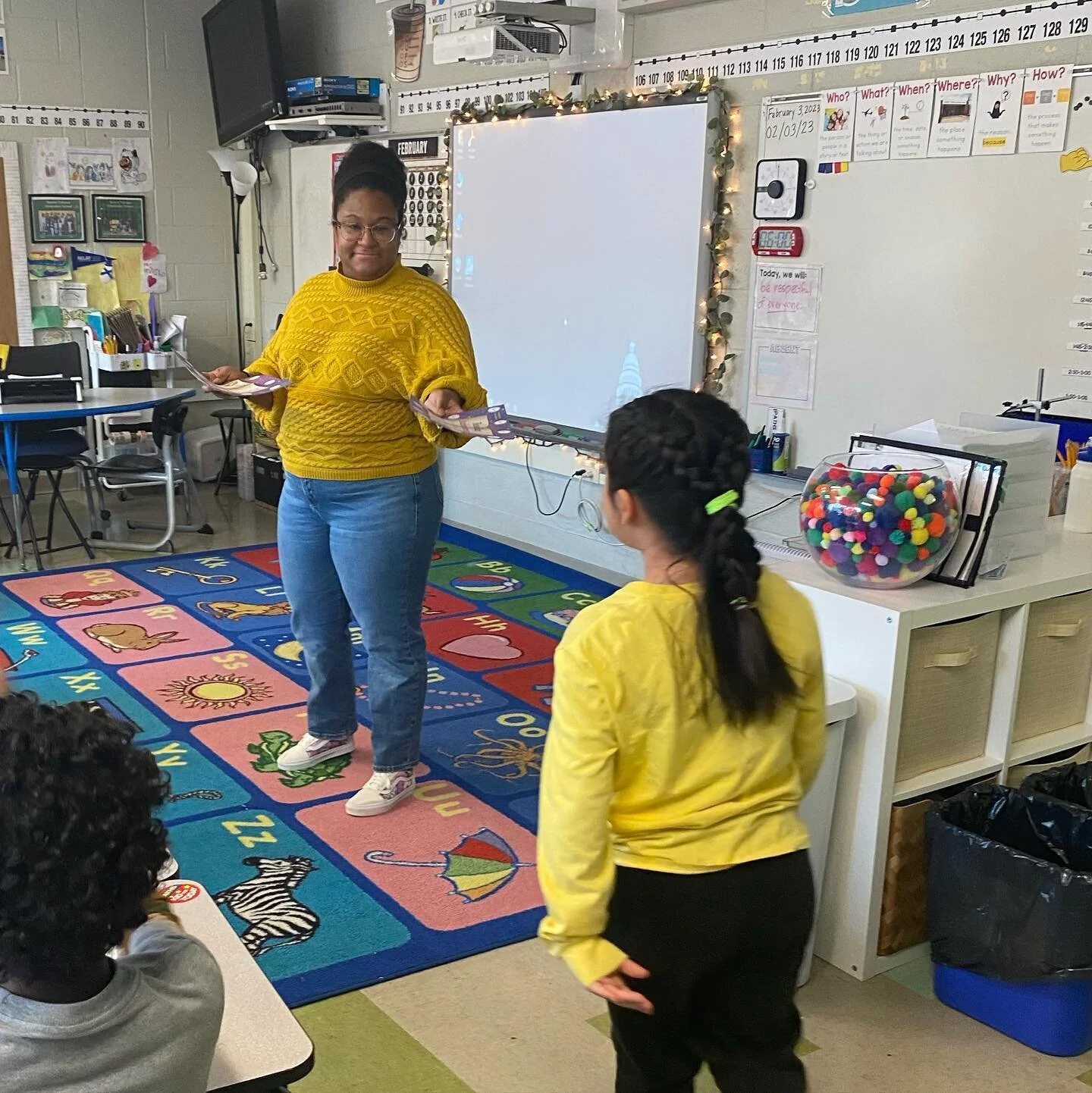 Portfolios and classroom awards at Tubman today!  Congratulations, Toads!