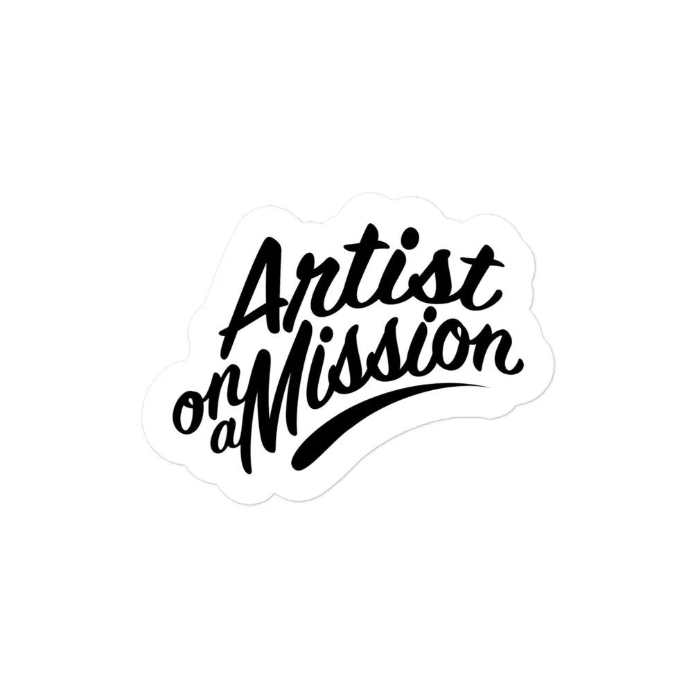 Artist on a Mission Sticker