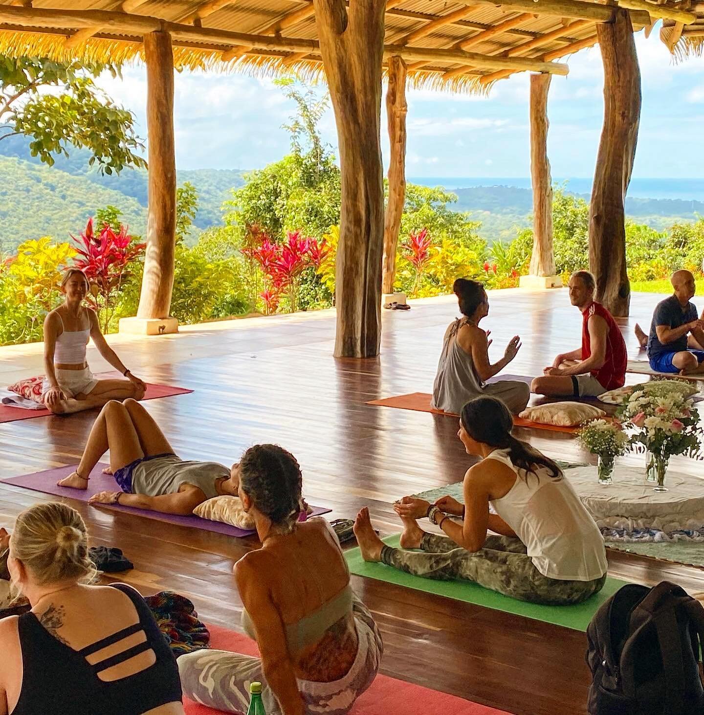 Yoga was added into our latest intimate medicine retreat, and it added a beautiful new dimension to the experience ✨ 

It allowed attendees a potent and relaxing way to connect with their bodies between our nightly ceremonies, giving everyone the opp