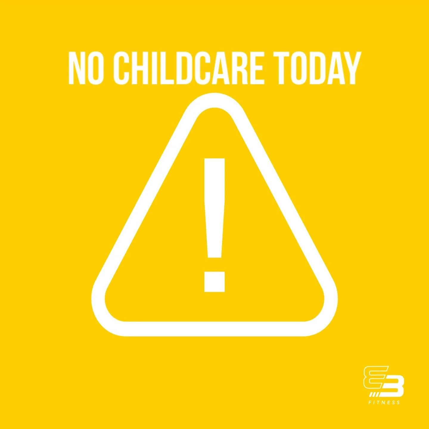 Sorry for the short notice :: childcare in cancelled 9/30