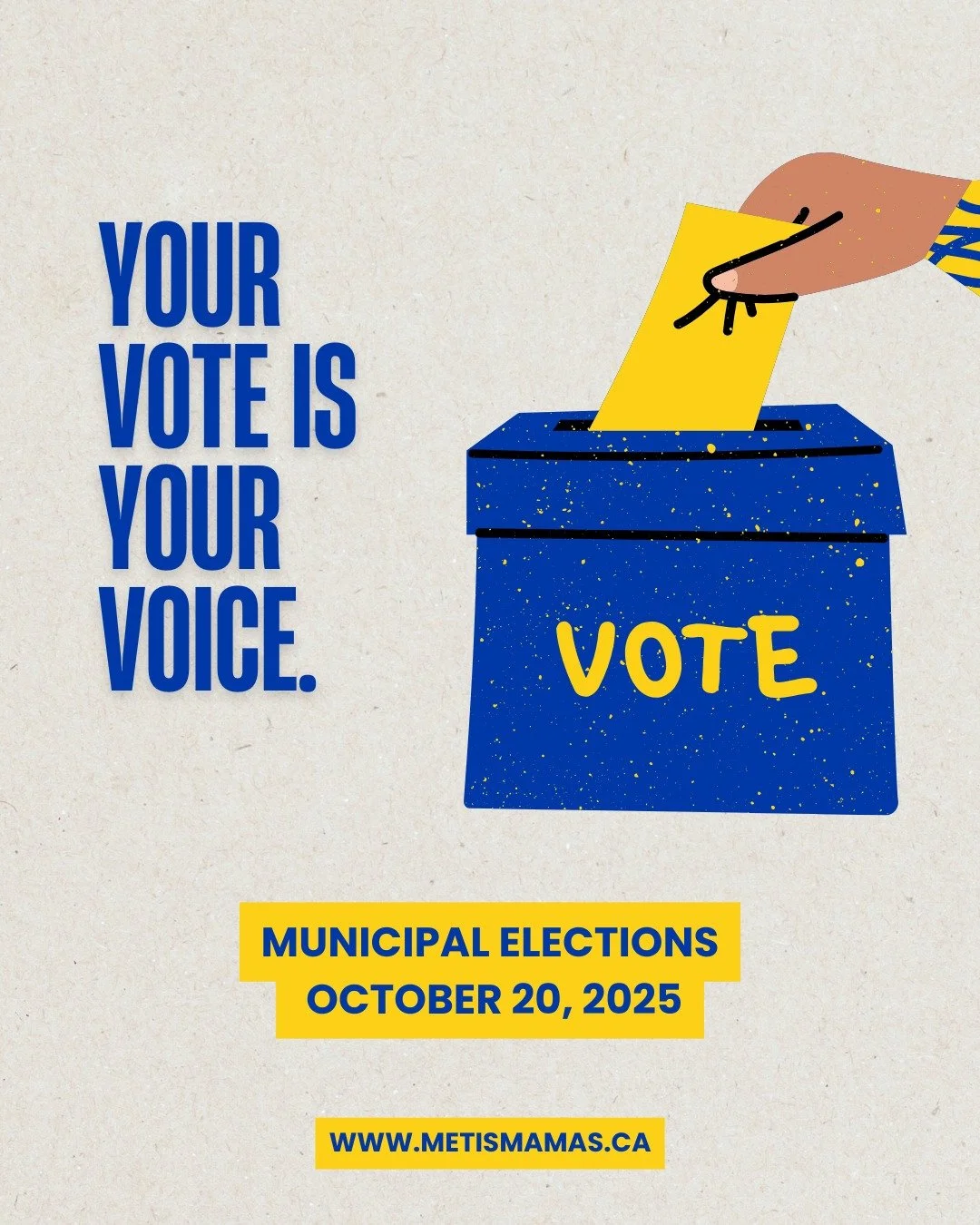 Your vote is your voice.

❤️❤️
#metis
#metismamas
#indigenous
#indigenouswomen
#abmetisproud