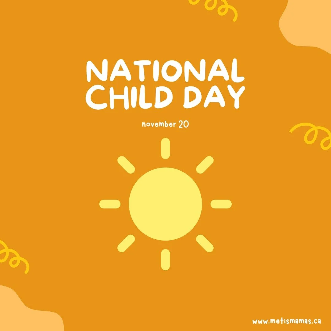 A day to celebrate children's rights and recognize their active role in their communities 🌞

#metis
#metismamas
#indigenous
#indigenouswomen
#abmetisproud 
#nationalchildday