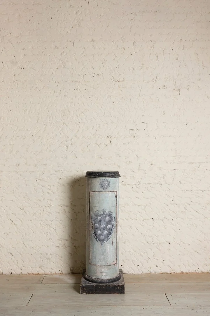 Pair of Antique Columns

Original blue patina
44h 16w square base
14 round column
$4,195/pair