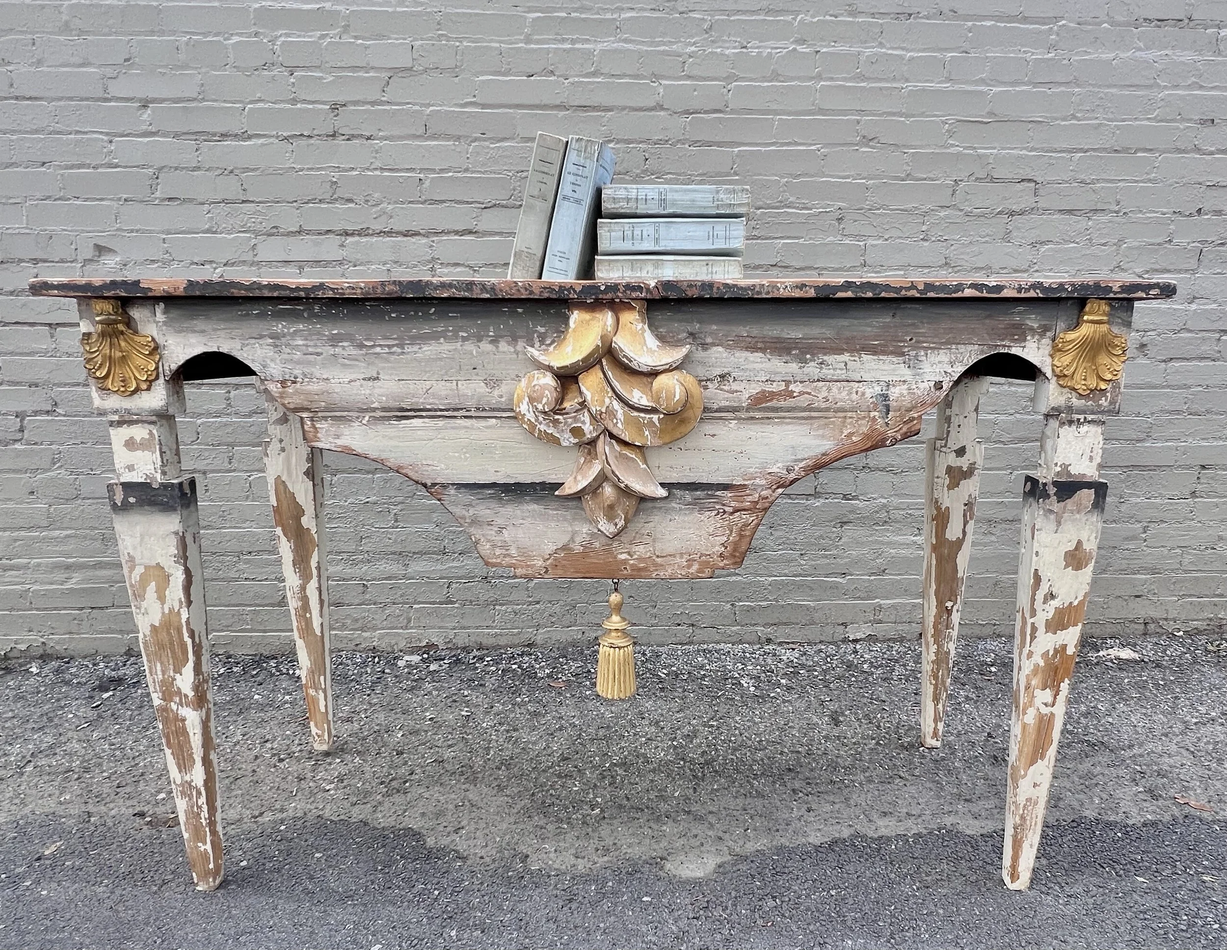 Italian Church Salvage Console

Italy, 18th C.
36h 58.5w 20d
$3,800