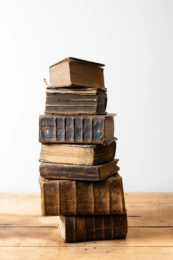 Antique Books

Assorted colors/styles
Pricing varied