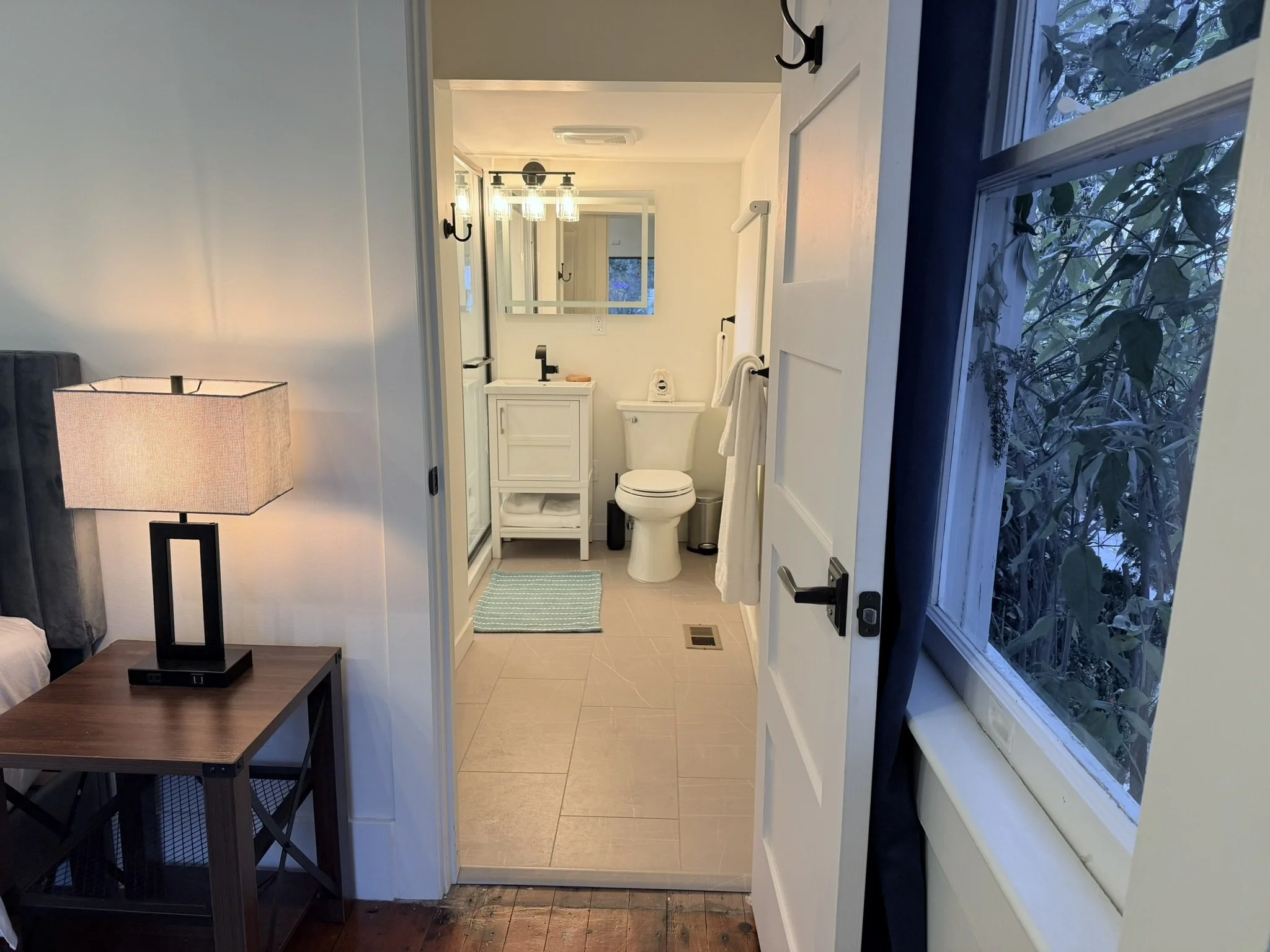 Bedroom 1 has its own bathroom