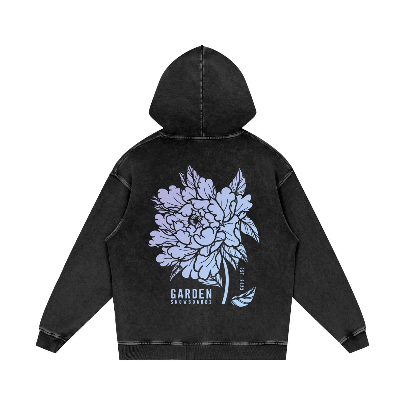 Acid Wash Oversize Hoodie - 420 GSM — Garden Snowboards