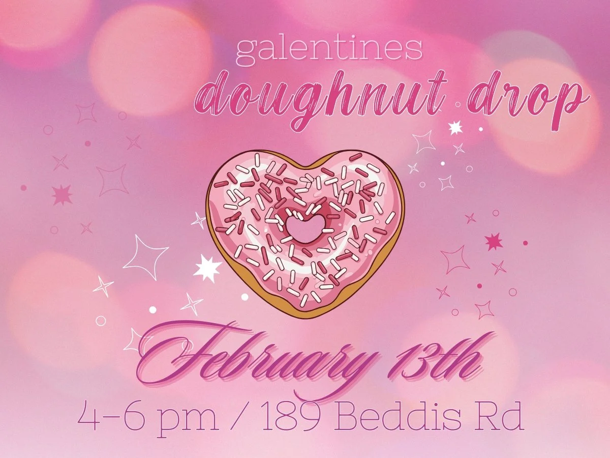 Galentine’s Day Doughnut Drop