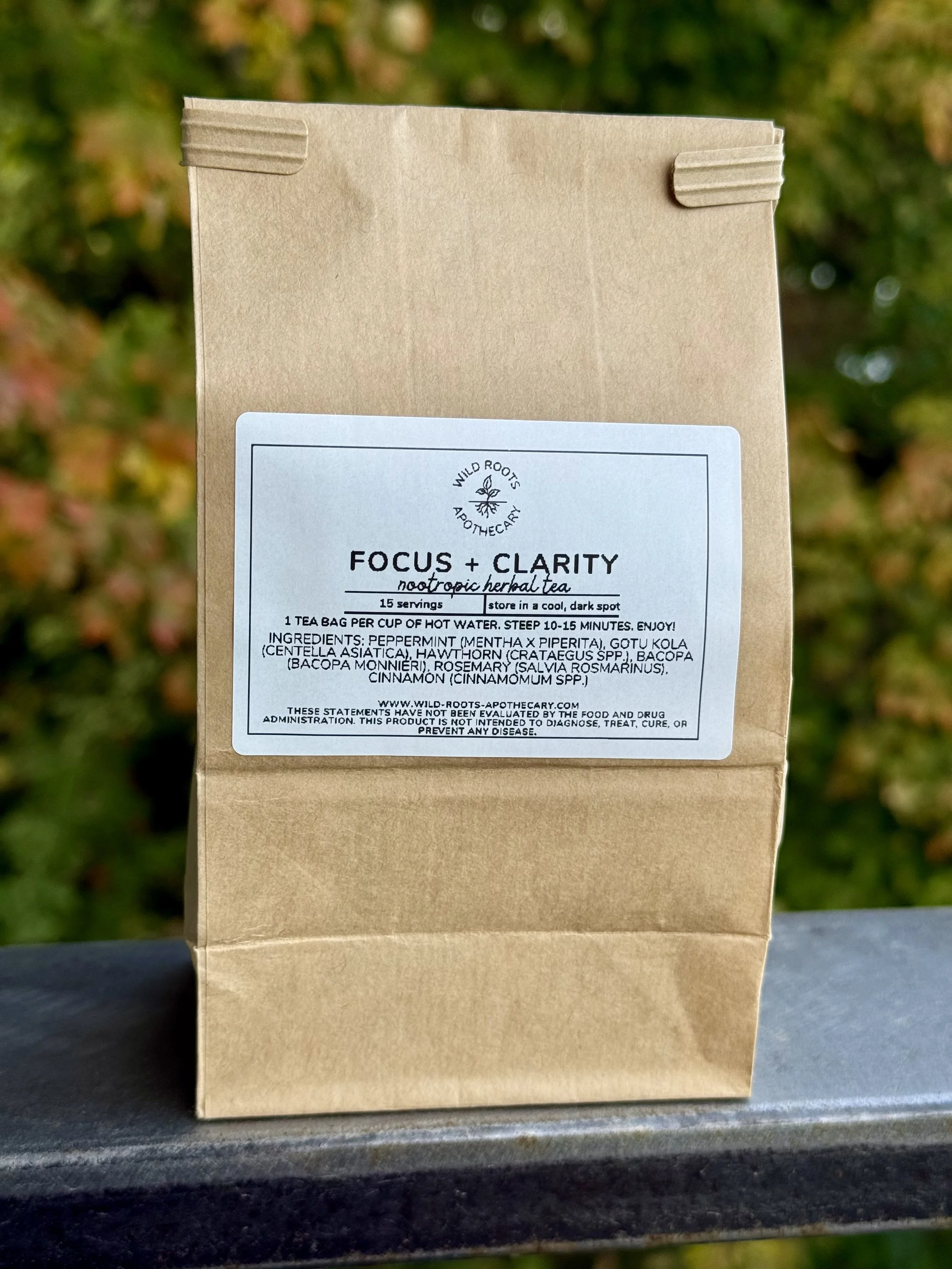 Focus + Clarity Herbal Tea