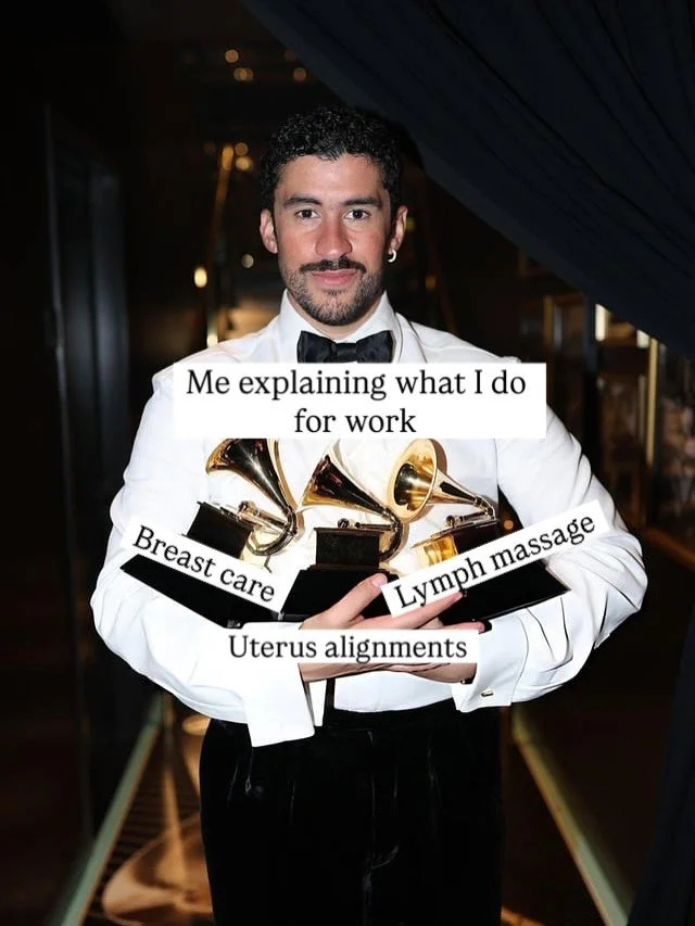 Someone&rsquo;s gotta be that friend moving everyone&rsquo;s uteruses and massaging everyone&rsquo;s boobs😅

Seriously so grateful for the work I get to do in this world to reconnect us to our bodies ❤️ there is infinite power in the womb &amp; brea