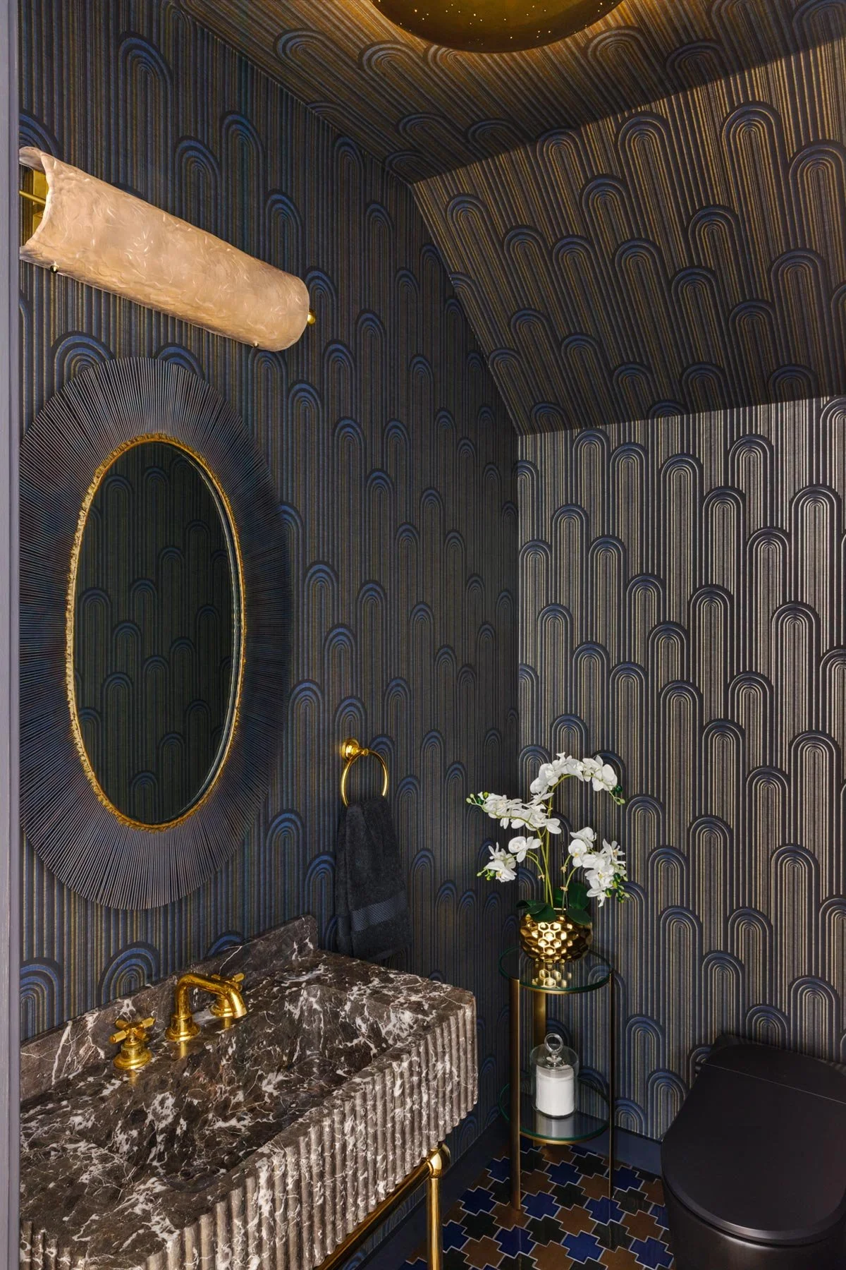 Art Deco Powder Room