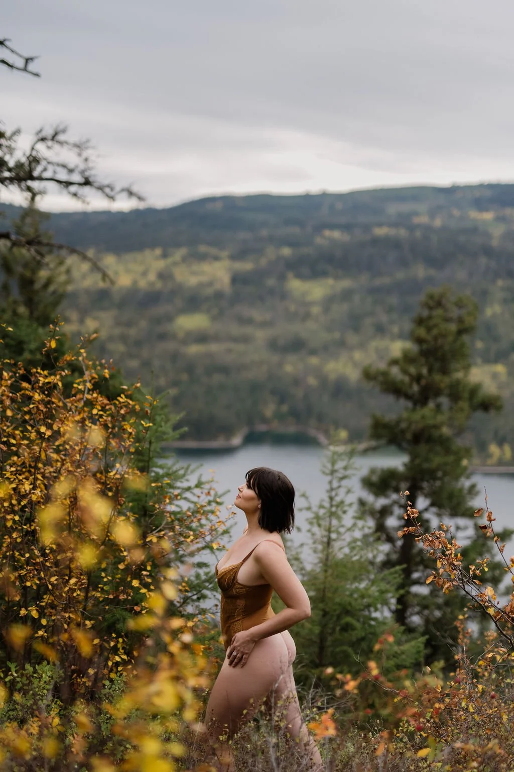 fall boudoir kamloops