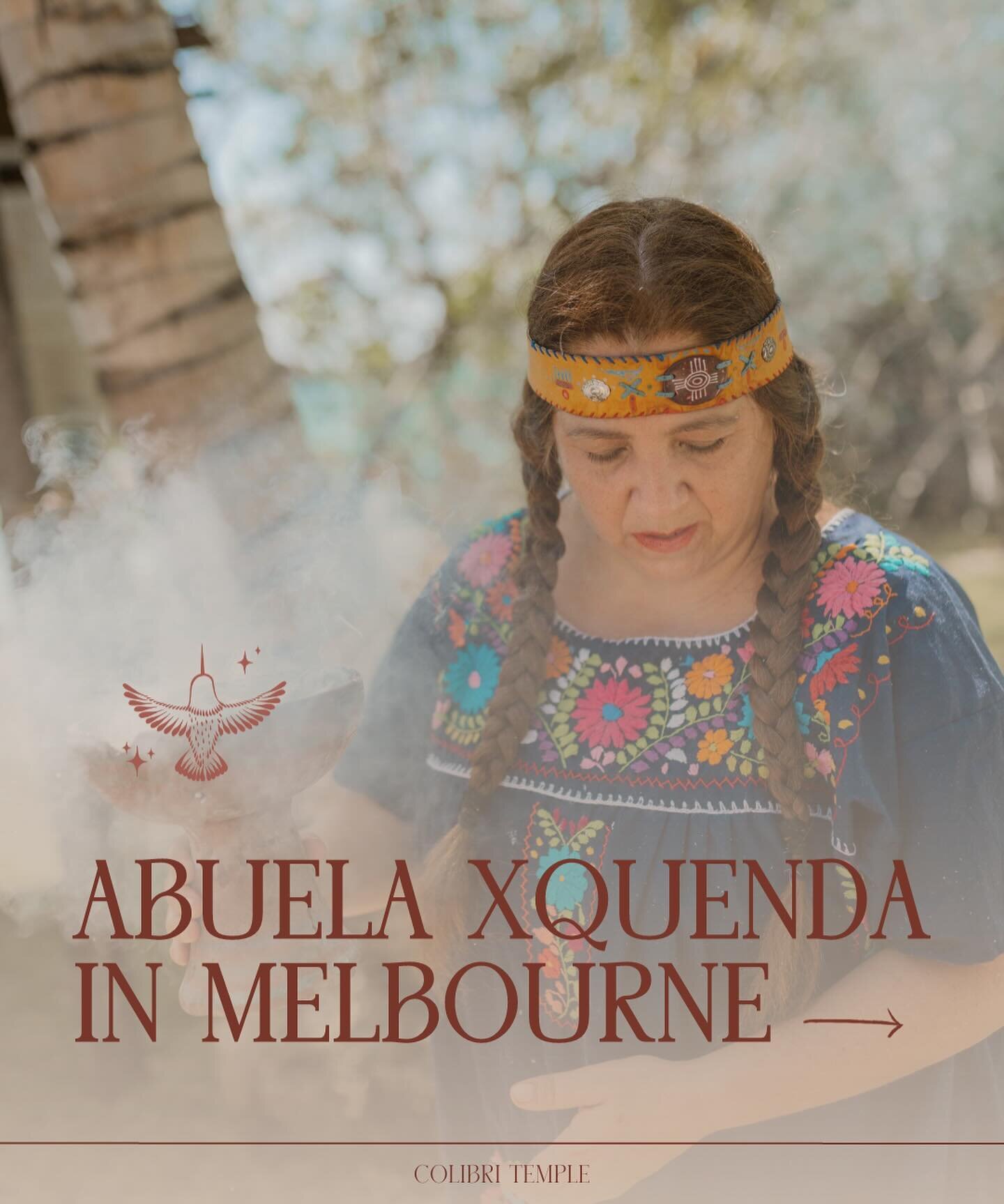 Naarm family,

Excited to share that we will be coming to see you soon! We will be landing in a few days, as we continue with our Pilgrimage.

These are the offerings we will be sharing with Abuela Xquenda around Melbourne.

⋗ Men&rsquo;s Temazcal. 6