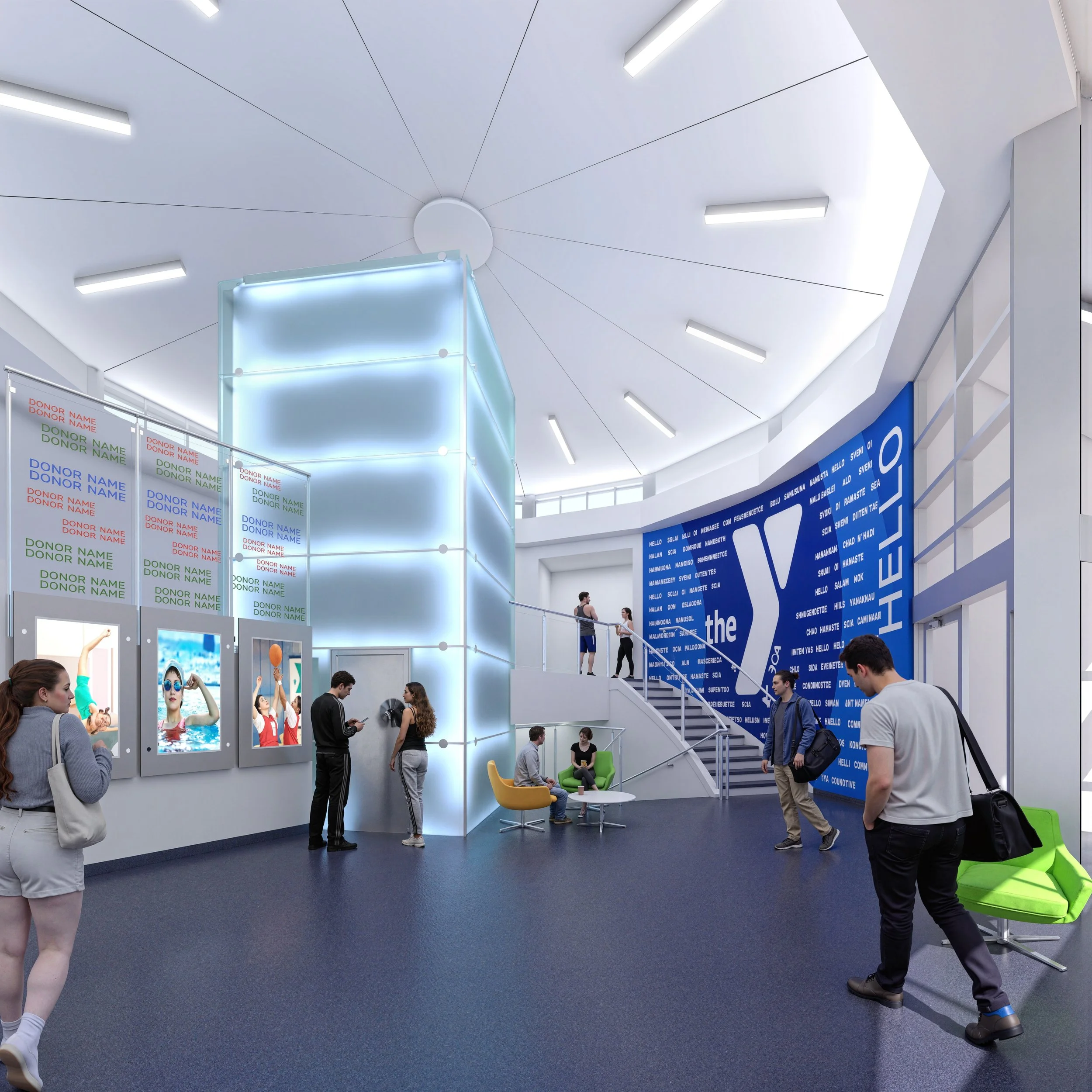 YMCA Lobby | Ela Township, Illinois