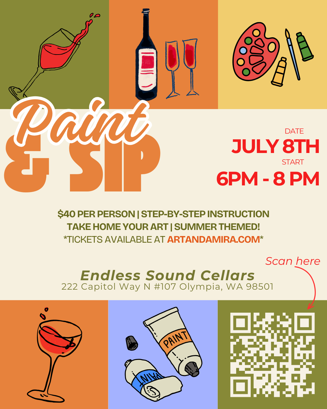 Paint &amp; Sip