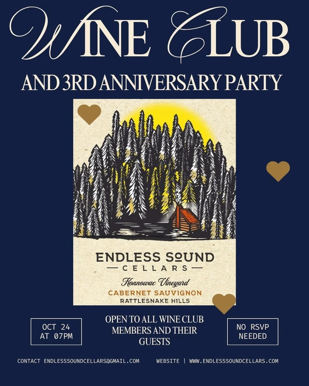 Cabernet Sauvignon Release Party - Club Members and their Guests Only