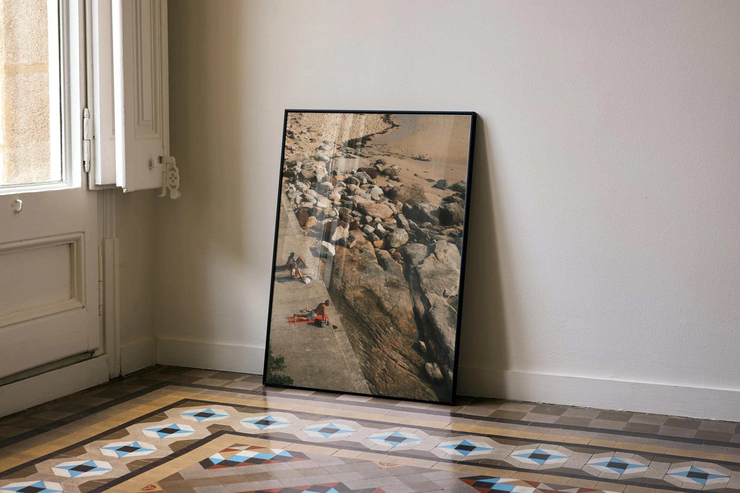 Bondi Beach Yoga Print