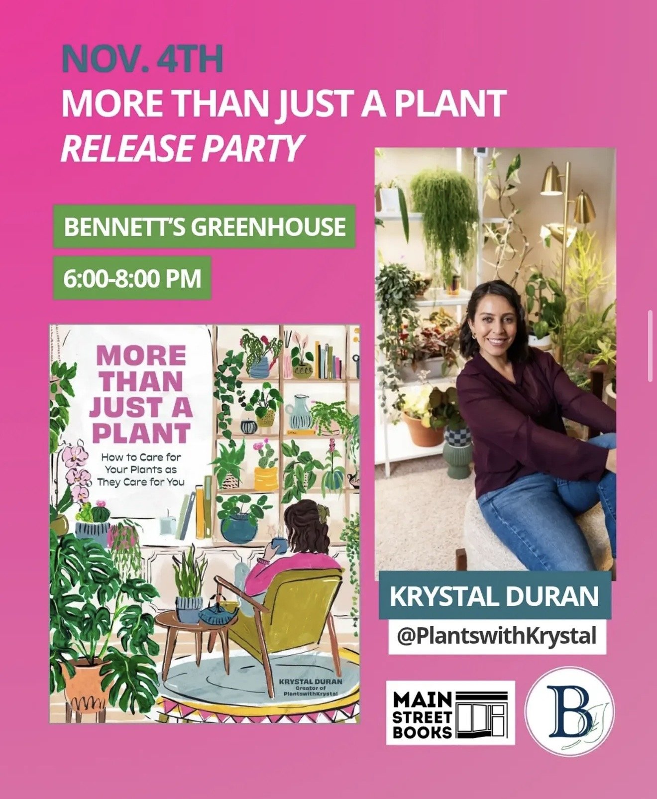 More Than Just A Plant Book Release Party (Lafayette, IN)