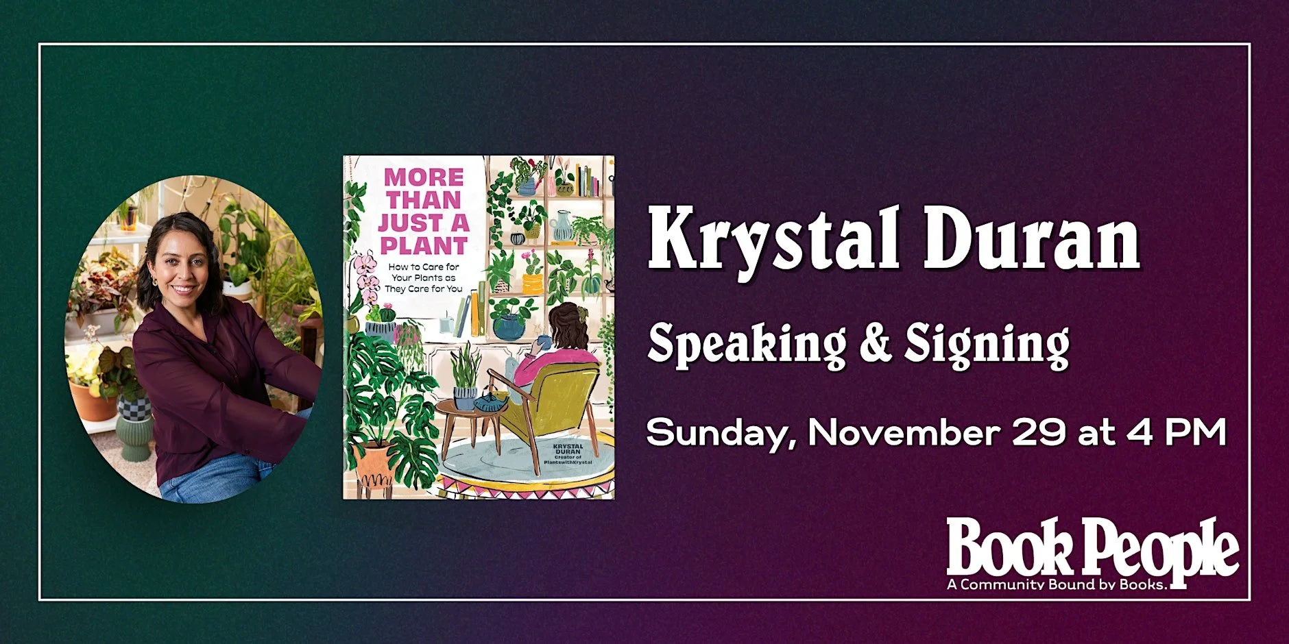 Private Book Signing &amp; Author Conversation @ Book People (Austin, TX)