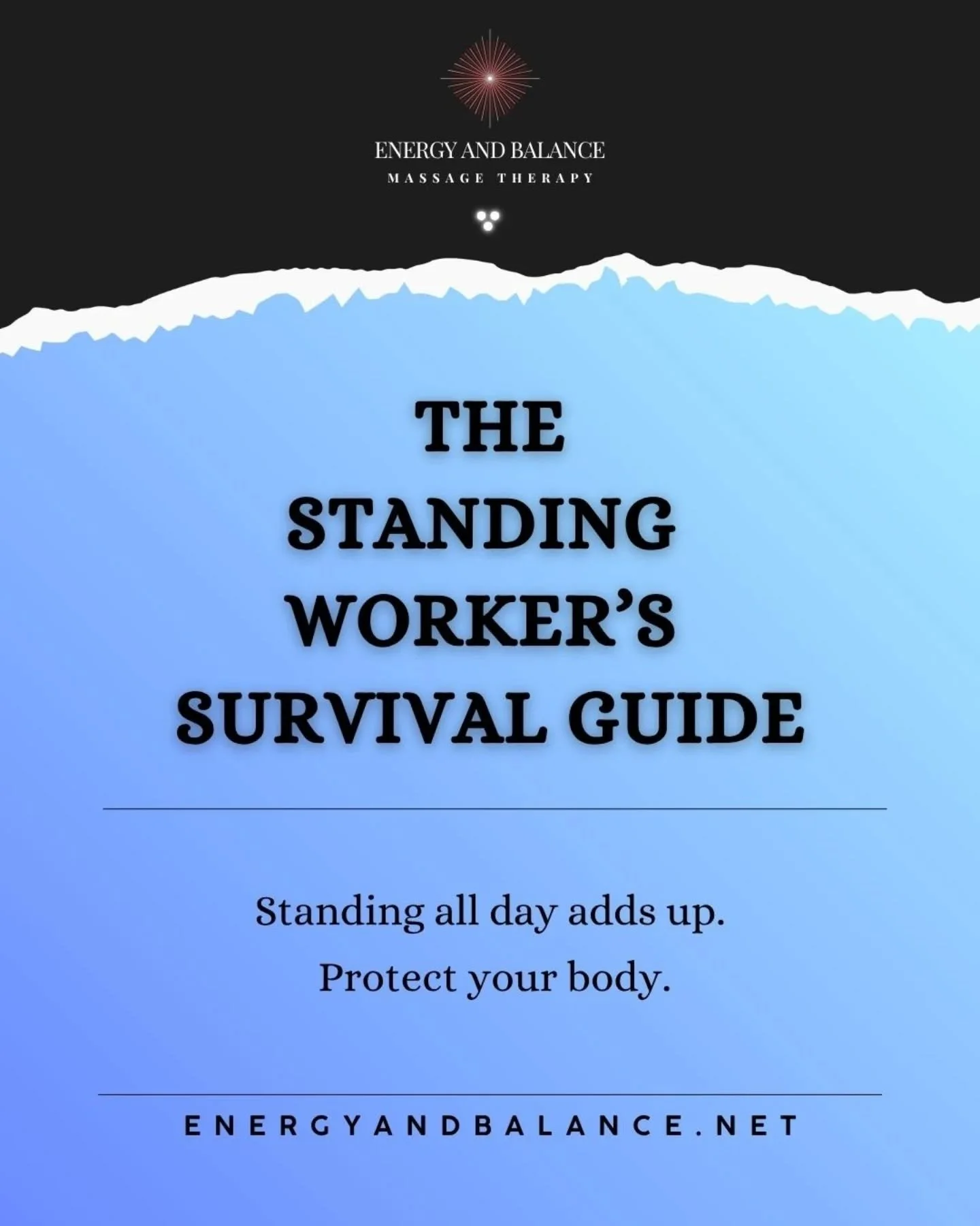 Standing all day might feel &ldquo;normal&rdquo;&mdash;but the tension, swelling, and fatigue that come with it don&rsquo;t have to be.

Small shifts during your day can take pressure off your back, improve circulation, and keep your body working wit