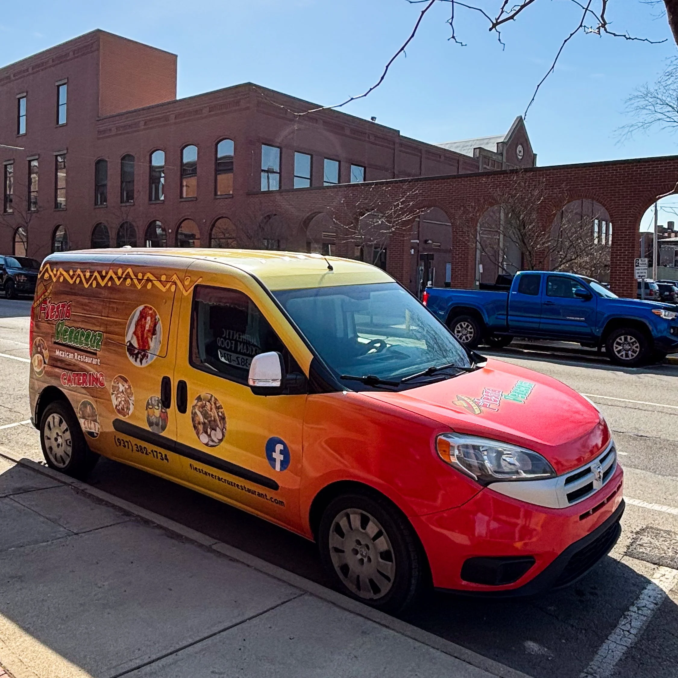 Fiesta Veracruz catering van in Wilmington, OH.