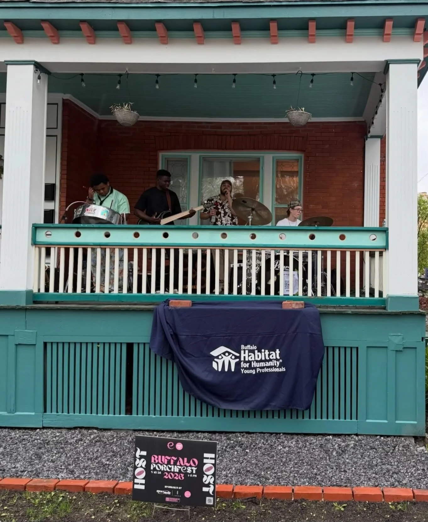 Rain or Shine, Buffalo showed up for the @elmwoodvillage Porchfest! 🎶

Thank you to everyone who stopped by to connect with us &mdash; and celebrated a day of community, creativity, and local talent 🎸 (special shoutout to @oishi.band &amp; @v.i.a_b