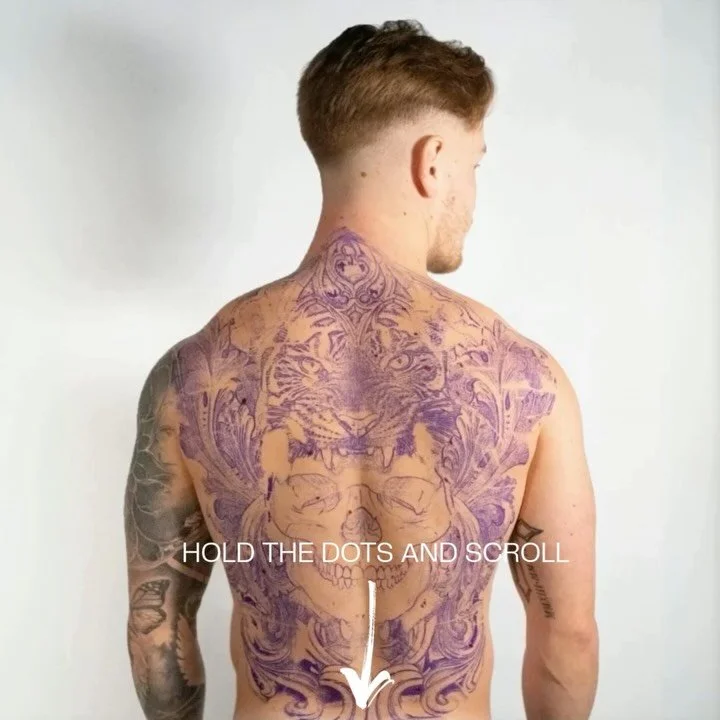Hold the dots and scroll to see him transform!🔥
Artist: @kirill_maslow 
#tattoo #backtattoo