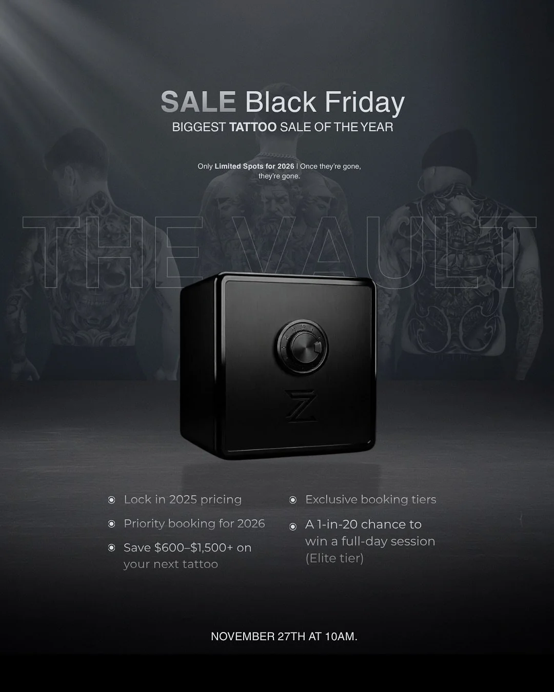 The Black Friday Sale has officially arrived 🔥

The Vault opens to the public on November 27th at 10 AM, but Zen Community members receive early access to secure their artist, lock in 2025 pricing, and choose their tier before spots run out.

Commen