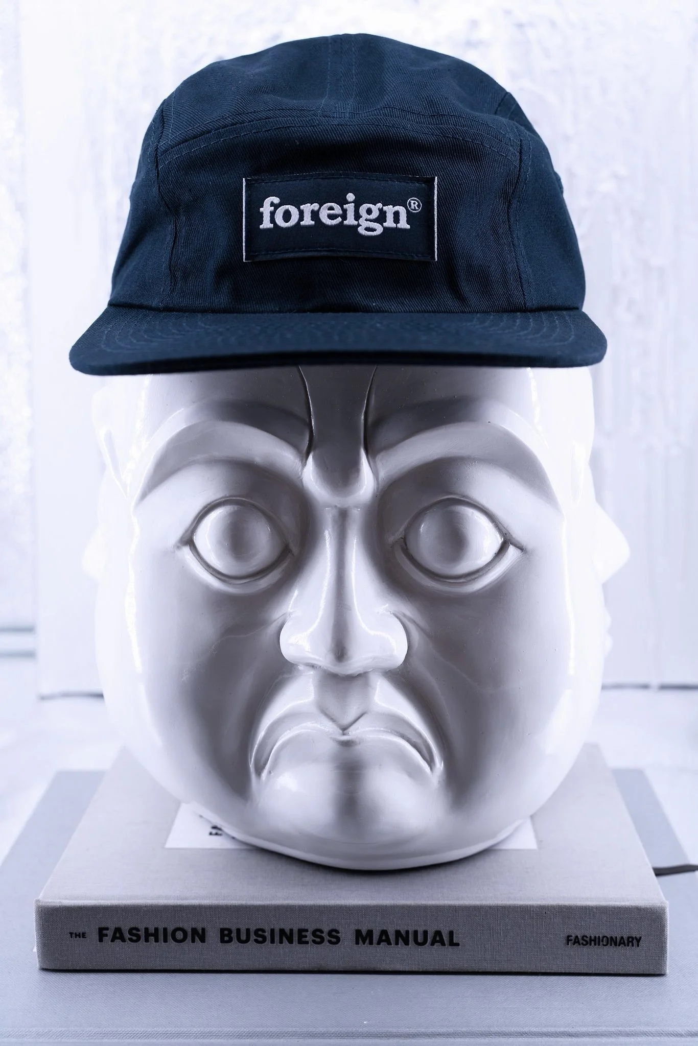 NAVY CAMP CAP - 5-PANEL