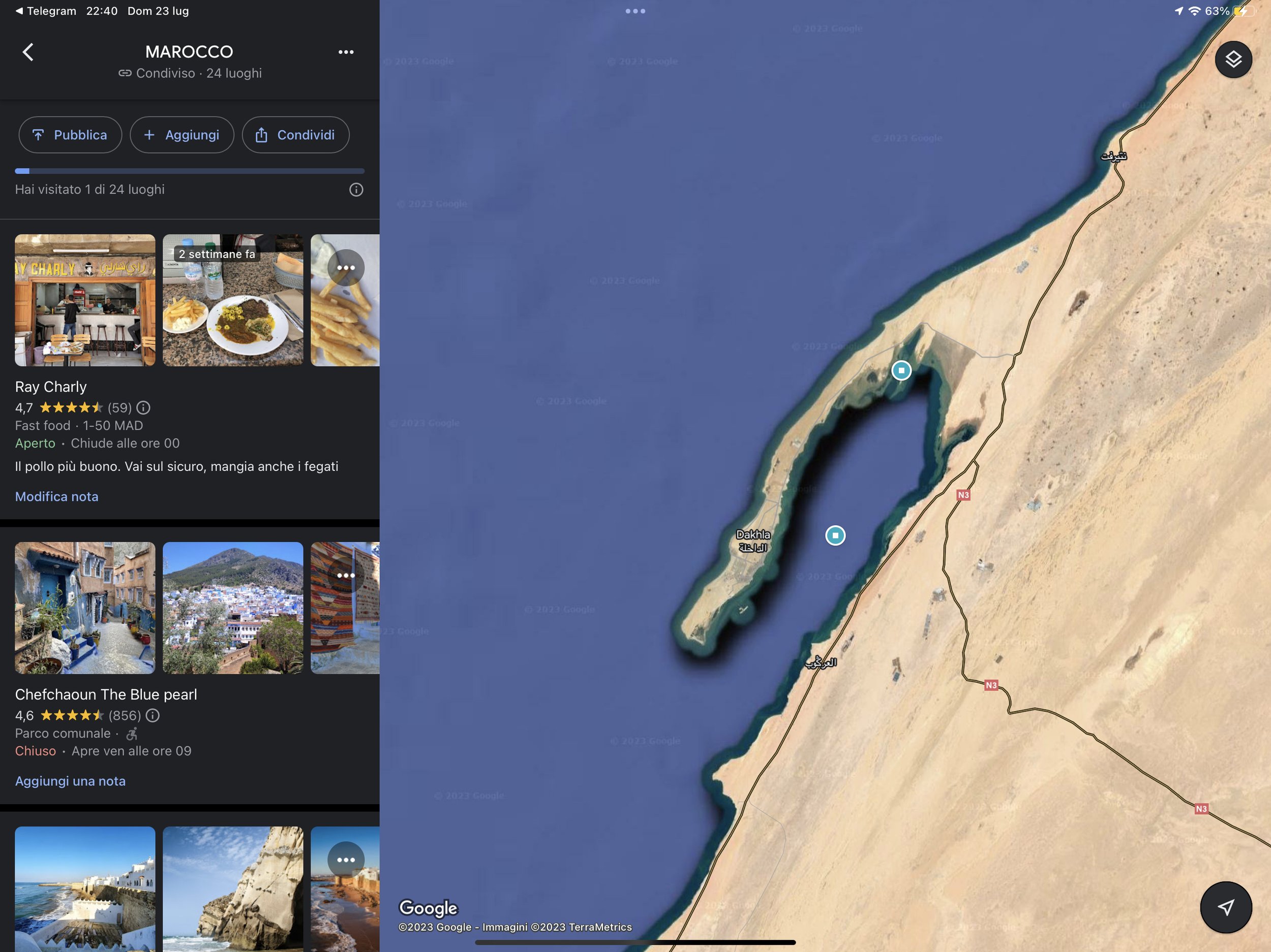 Mappa Marocco
