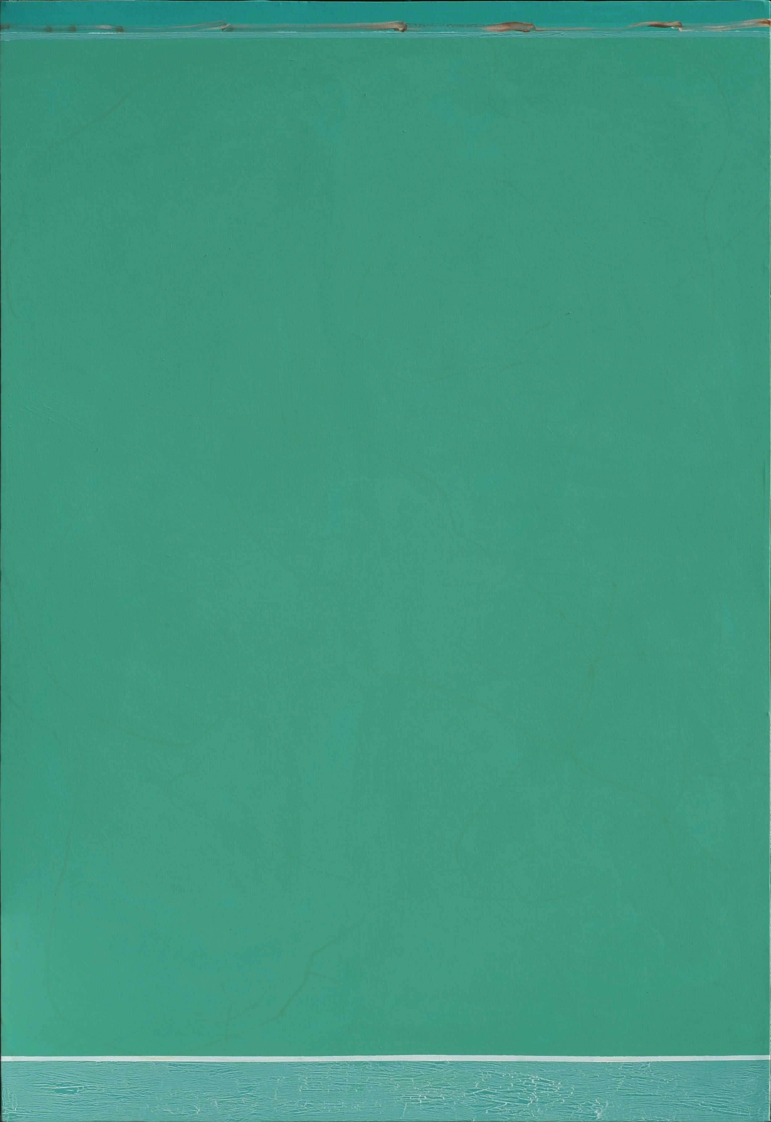 Dos pulgadas de azul