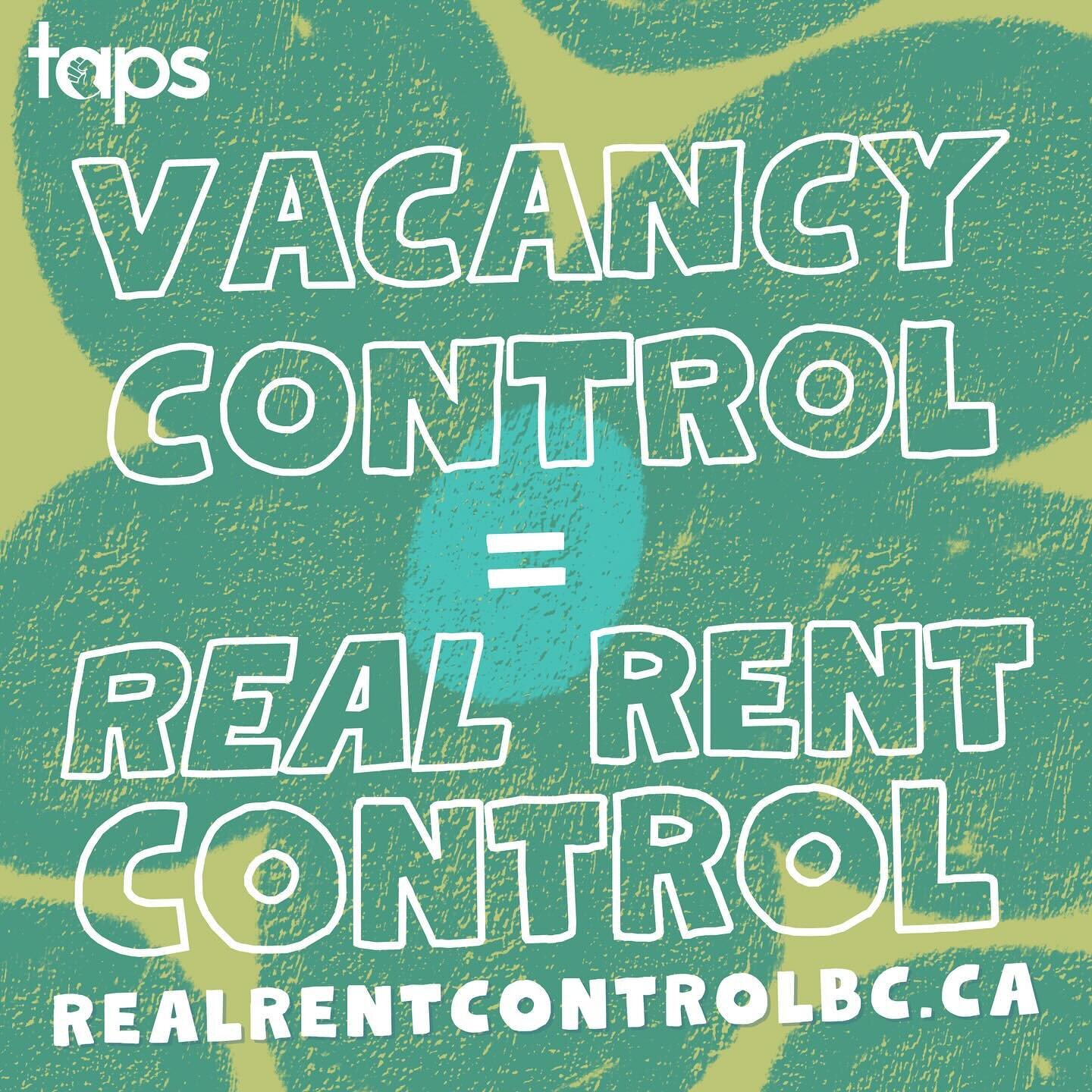 New campaign URL, same mission 👀 we get it, the term &ldquo;vacancy control&rdquo; is not easily understood (if you know who came up with it pls give them our number we&rsquo;d like a few words.) We&rsquo;re trying to make vacancy control a househol