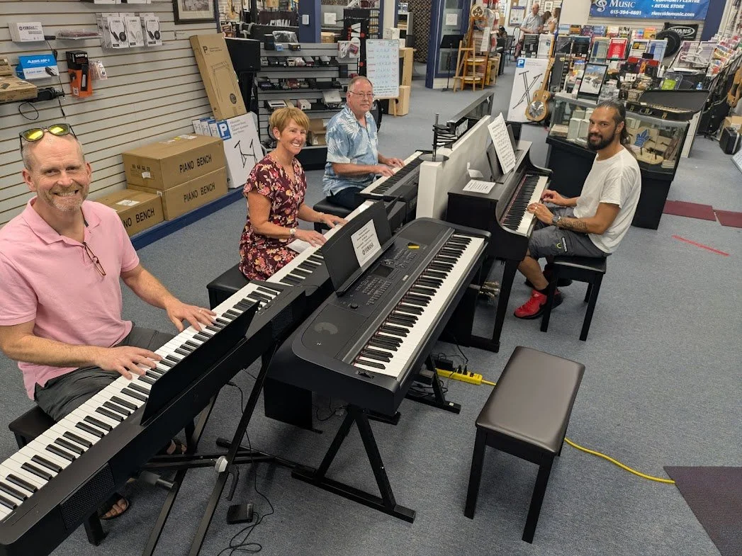 Adult Beginner Group Piano Lessons 