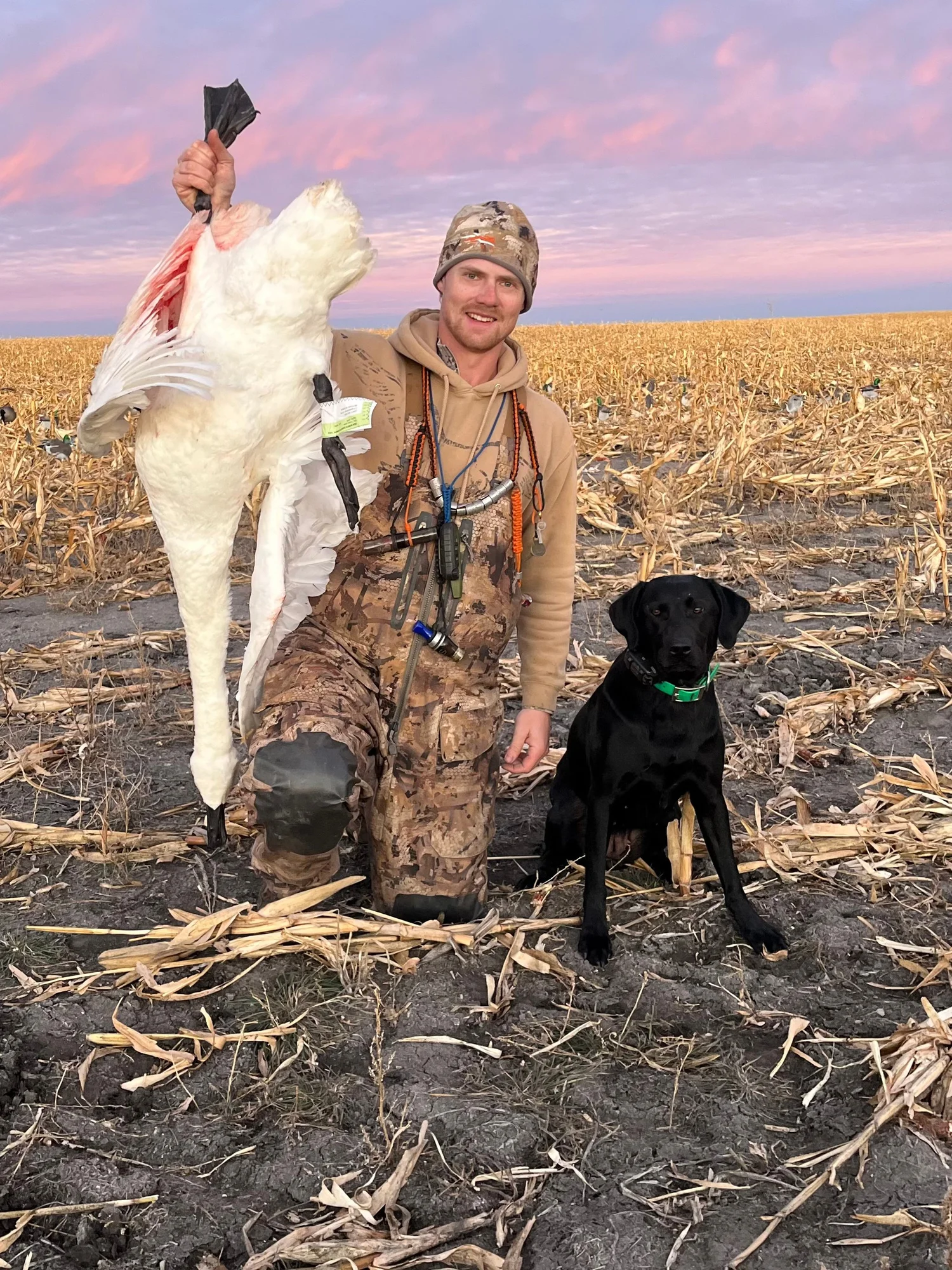 Luke Nelson, lead guide at Whisky Creek Waterfowl