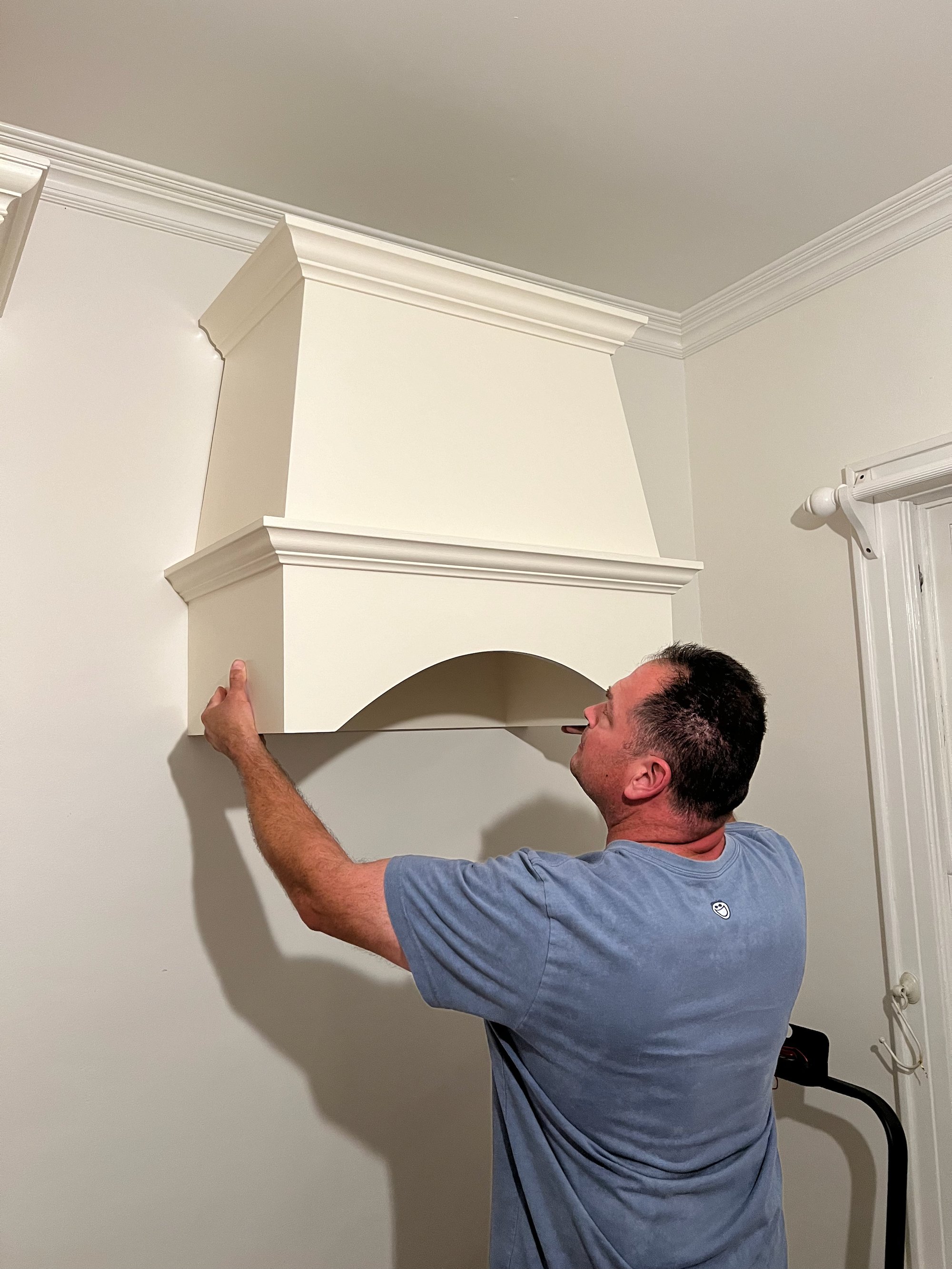 Easy-Install Modern Farmhouse Wooden Range Hood Cover | 30-inch