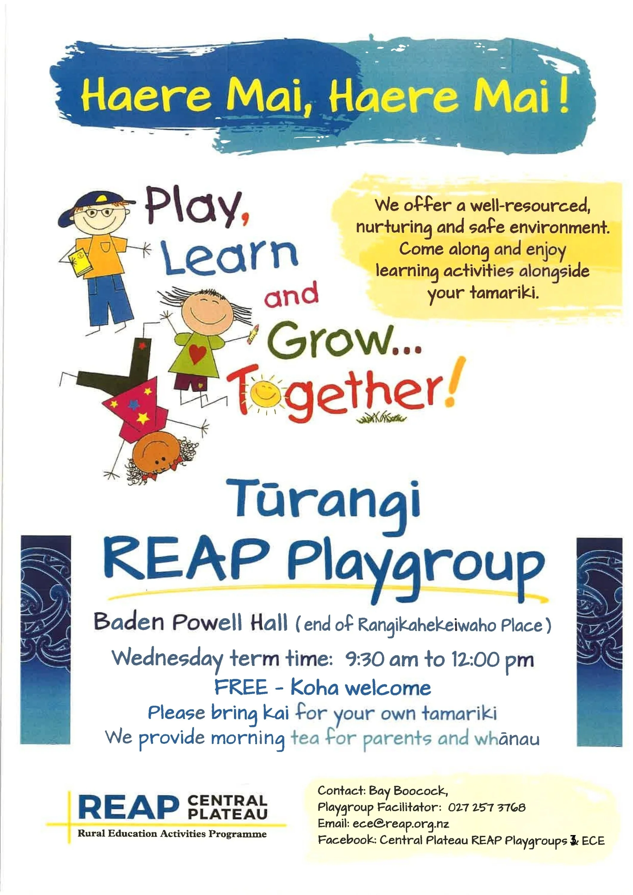 REAP Turangi Play Group