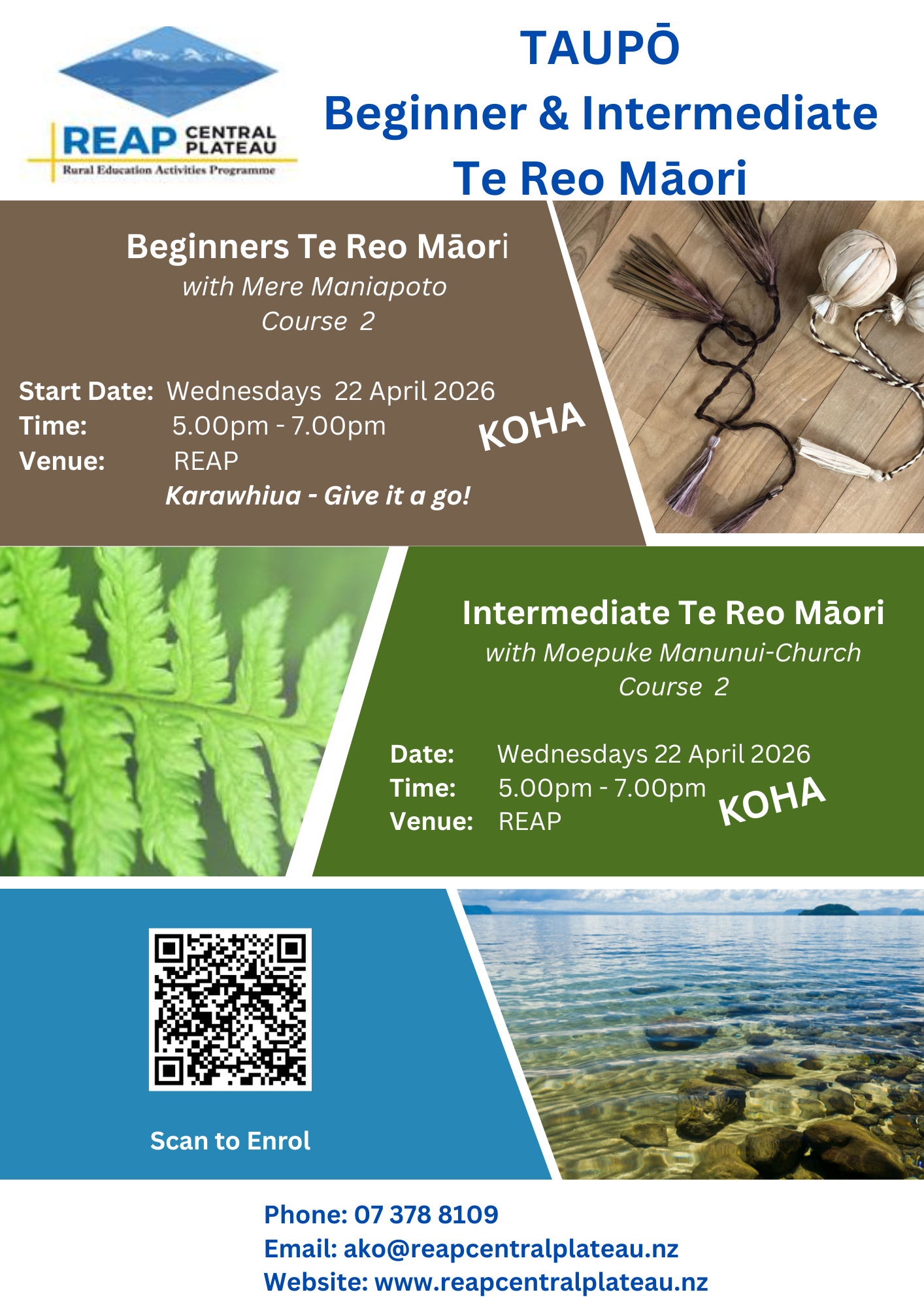 Taūpo - Beginner &amp; Intermediate Te Reo Māori 
