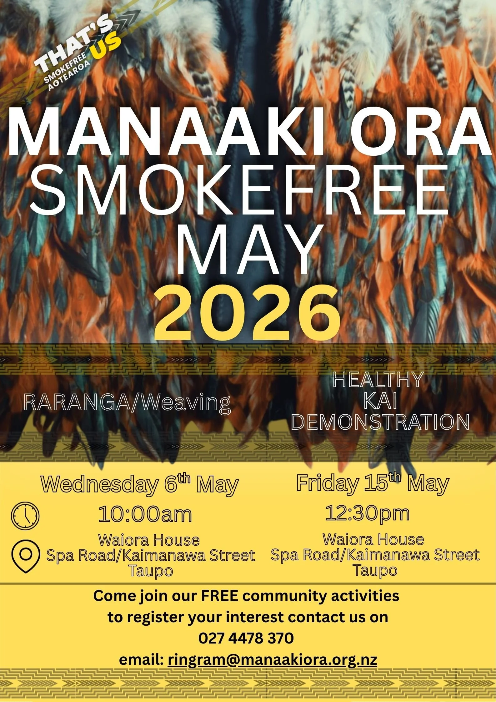Manaaki Ora - Smokefree May
