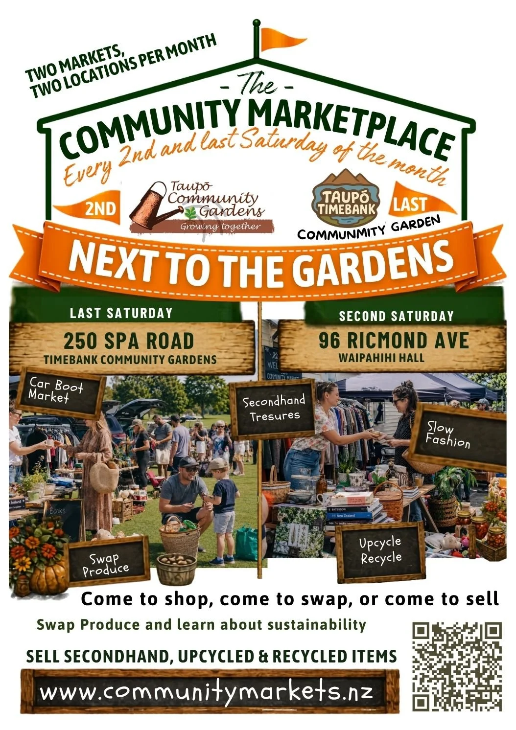 Community Marketplace - 2 Markets, 2 locations per month