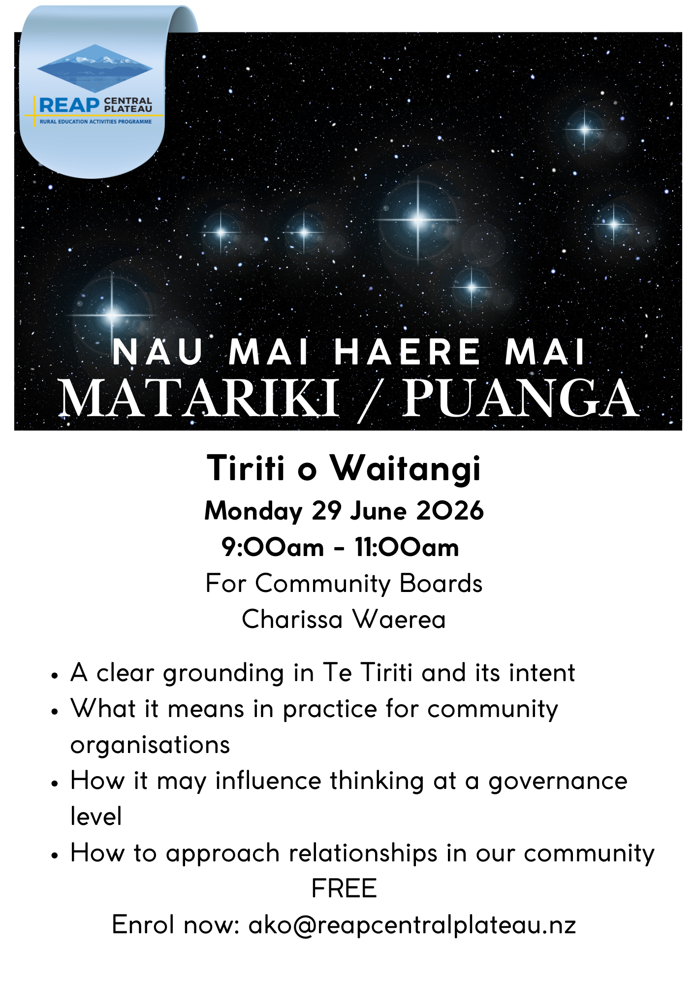 Tiriti o Waitangi - 29th June