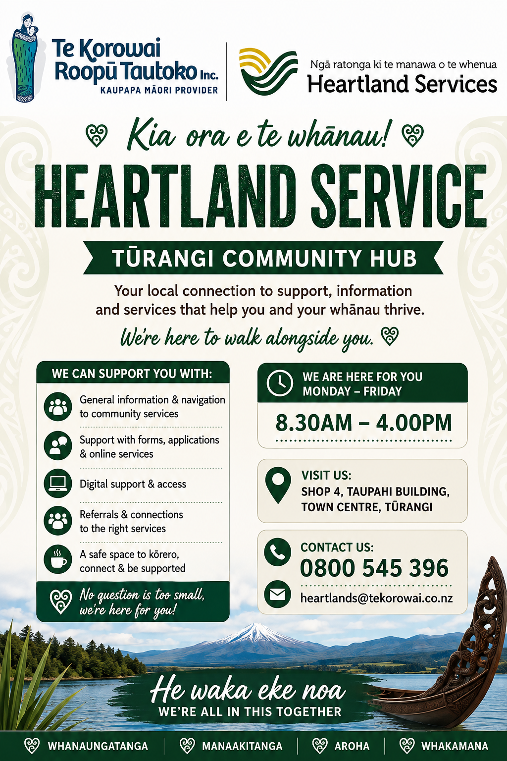 Heartland Services in Tūrangi